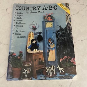Country ABS by Georgia Feazle & Lynn Hallett 1992 40-Painting Projects Book - Picture 1 of 14