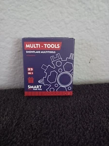 23 In 1 Snowflake Snow Wrench Tool Spanner Hex Multifunction Tools Screwdriver - Picture 1 of 4