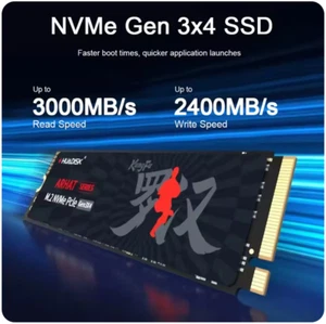HUADISK SSD Interno M2 NVMe 2280 128Go-1To per PC portatile e fisso PCIe 3000Mbs - Afbeelding 1 van 6