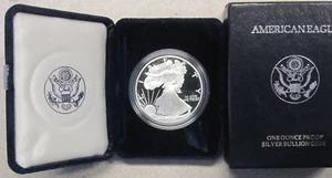 1996-P US Mint $1 Proof American Silver Eagle with Original Box and COA - Picture 1 of 5
