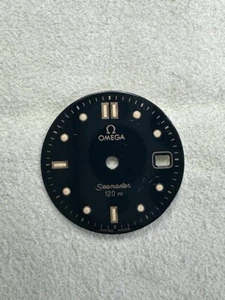 Vintage Original Omega Seamaster 120m Quarzuhr schwarzes Zifferblatt 20,3 mm - Bild 1 von 2
