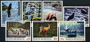 Romania 1992 SG#5478-84 Animals MNH Set #C160 - Picture 1 of 1