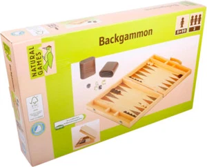 Natural Games Backgammon 38 x 22 x 5 cm - Bild 1 von 2