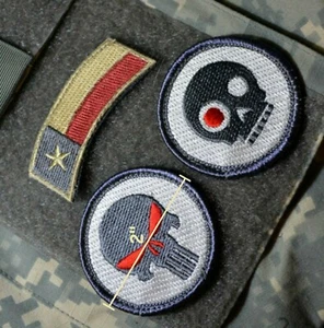 OPERATION CATALYST JOINT SP OPS TASK FORCE velkrö 2" 3-TAB: TX FLAG + TERMINATOR - Picture 1 of 12