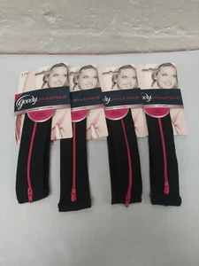 Goody Athletique Headbands~ Ouchless HeadWrap~ Zipper Storage  Set Of 4 - Picture 1 of 1