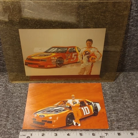 NASCAR Racing Team Promo Card & Postcard: Ricky Rudd "The Rooster" #5 & #10 Cover