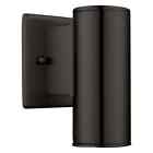 Eglo Riga 4.25 in. W x 6 in. H 1-Light Black Hardwired Outdoor Wall Sconce