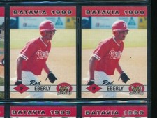 Lot (2) 1999 #26 Rod Eberly Batavia MuckDogs  (CF36) SWSW6
