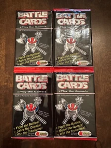 4 Packs BATTLE CARDS 1993 Merlin Collection (10 Cards per Pack) SEALED - Picture 1 of 3
