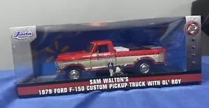 JADA 1:24 Diecast Sam Waltons 1979 Ford F-150 w Ol Roy Dog LTD w FAST Shipping - Picture 1 of 4