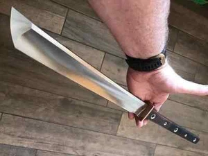 26" Custom Handmade High Carbonsteel Full Tang Katana With Sheath - Picture 1 of 1