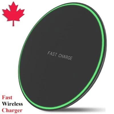 15W Fast Wireless Charger Pad Charging For iPhone 16 15 14 13 12 S23 S22 S21 FE - Bild 1 von 4