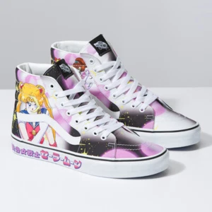 New Vans X Sailor Moon Sk8-Hi Black/Pink Sneakers Limited-Edition 2022 - Picture 1 of 9