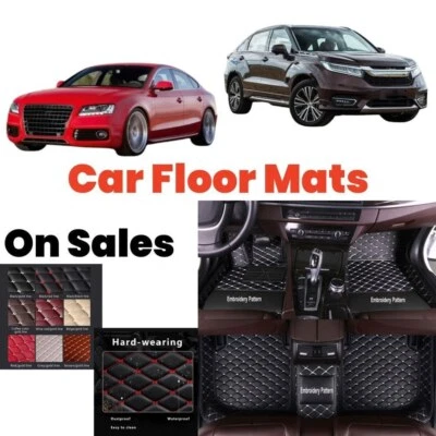 Car Floor Mats For Toyota Sequoia 2001-2024 Custom Non-slip Carpets All Weather Foto 1 de 4
