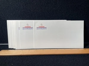 7 Buste Cunard Lines Regina Elisabetta 2 Stazionarie - Foto 1 di 6