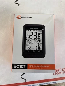 Coospo BC107 Fahrrad GPS Fahrradcomputer Kilometerzähler Tachometer Bluetooth - Bild 1 von 7