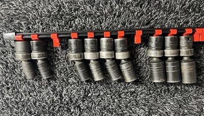 Snap-on 9pc 3/8” Drive DeepImpact Swivel Socket *Partial Set* IPSFM - Image 1 of 4