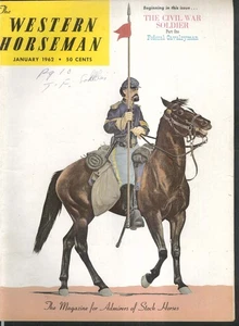 WESTERN HORSEMAN Civil War Soldier Federal Cavalryman 1 1962 - Picture 1 of 1