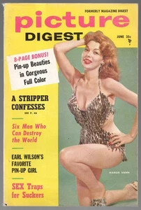 Picture Digest Juni 1957 Margie Vann Rita Gable Marilyn Mohr Jane Mansfield - Bild 1 von 14