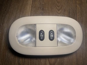 2004-2008 FORD F-150 F150 OVERHEAD DOME MAP LIGHT TAN - Picture 1 of 3