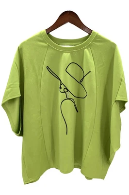 Vivica A. Top de mujer Fox Luxe tejido crepé verde cocoon Foto 1 de 2