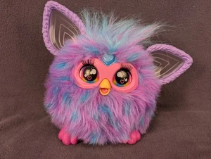 Furby Blue Purple Talking Plush Interactive Electronic Toy 2023 Hasbro WORKS! - Picture 1 of 9
