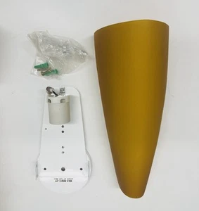 Modern Amber Cone Wall Sconce Light Fixture E27 Base - Picture 1 of 5