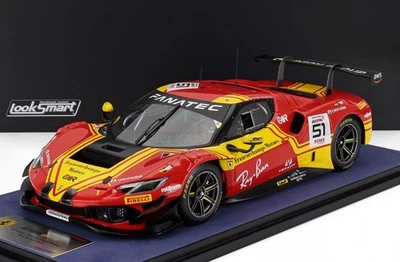 Looksmart FERRARI 296 GT3 3.0L TWIN TURBO 2nd 24h SPA 2024 with Showcase 1/18 - Image 1 of 4