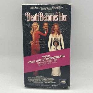 Death Becomes Her 1992 VHS Tape VFX REEL Promo FYC Acadamy Screener RARE HTF - Picture 1 of 13