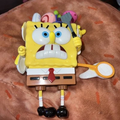 Bob Esponja Pantalones Cuadrados Switch 'Em Up 2002 Jakks Posable Figura Gary Incompleta Foto 1 de 3