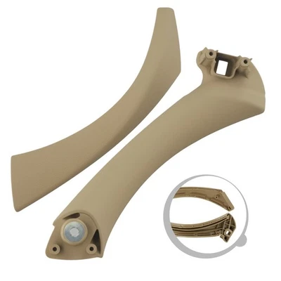 Beige Color Interior Door Handle for E90 E91 E92 3 Series 2004 2012 - Image 1 of 4