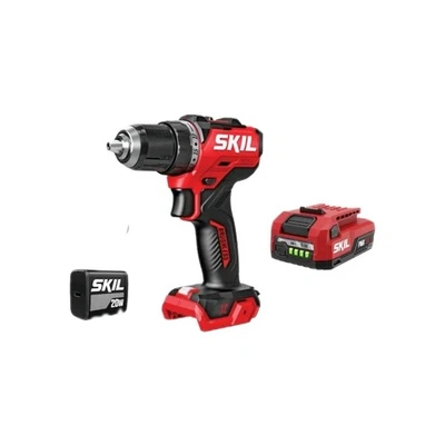 SKIL PWRCORE 12 Volt Brushless Cordless 1/2” Drill With Battery New - Photo 1/4