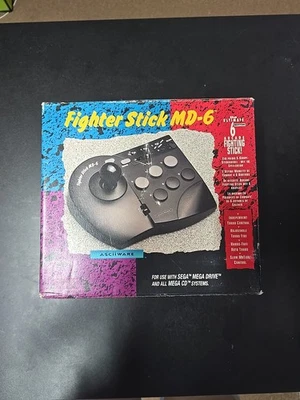 FIGHTER STICK MD-6 - 6 button arcade joystick - sega mega drive / sega mega-cd - Image 1 of 3