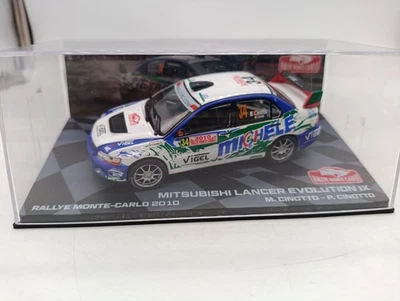 Mitsubishi Lancer Evo 9 Rally Monte Carlo 2010 #34 Cinotto 1/43 Ixo Altaya §§ - Immagine 1 di 3
