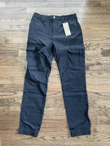 Puli Sports Men’s Cargo Jogger Hiking Pants - Black - Size 32 - Picture 1 of 14
