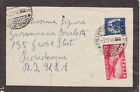 Italy Sc 472 C110 On 1946 Mourning Cover To Us