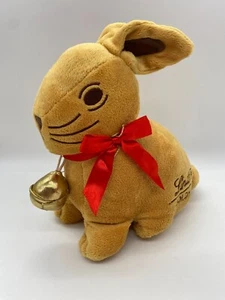 Lindt Plüsch-Goldhase mit Glöckchen & Schleife Reißverschluß Geheimfach ca. 25cm - Bild 1 von 6