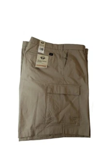 Men's Shorts. Size 48 Flat Front, Dockers Cotton Blend Cargo Pockets New - Picture 1 of 10