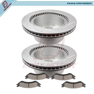 For 2003 2004 2005 2006-2008 Dodge Ram 1500 Rear Ceramic Brake Rotors And Pads - Bild 1 von 9