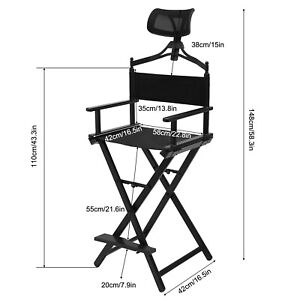 Makeup Chair Director Chairs Portable Folding X-shaped Support Director Chair
