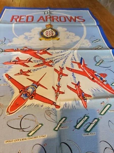 Vintage rote Pfeile Baumwolle Geschirrtuch Memory Design Ltd AJ Ruryeard - Bild 1 von 6