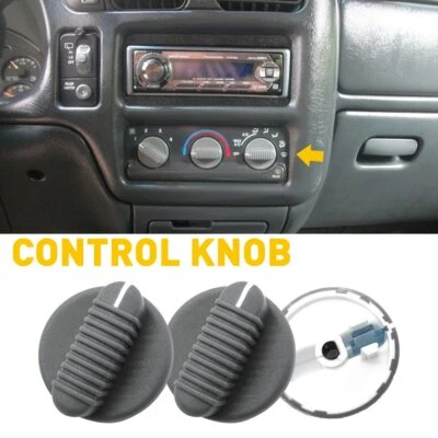 3x For 1998-05 S10 Pickup Chevy Blazer GMC Jimmy Heater Climate Control Knob HUS Foto 1 de 4