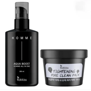 Rokkiss Aqua Boost Homme All in One 200ml + Tightening Fore Clean Pack 150g /... - Bild 1 von 19