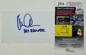 Tarjeta de índice firmada KENT LUTTRELL STAND BY ME película Ray Brower The Body JSA - Imagen 1 de 2