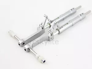 140mm Offset Oleo Struts Landing Gear 5mm Wire for P47 P51 RC Model Airplane - Picture 1 of 4