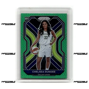2021 Panini Prizm WNBA - Green Prizm #93 Chelsea Dungee Rookie SP - Picture 1 of 2