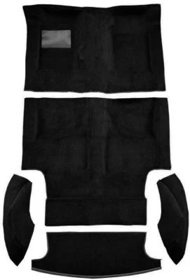 ACC BLACK 69-70 AMX HURST 4-SPEED COMPLETE MOLDED CARPET RUG Foto 1 de 3