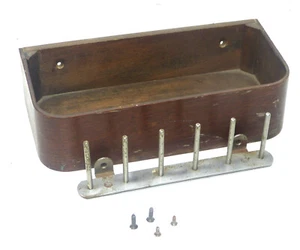 Gabinete de máquina de coser Singer 49 de 1930 (máquina Mdl 99) estante bobín y caja de piezas - Imagen 1 de 5