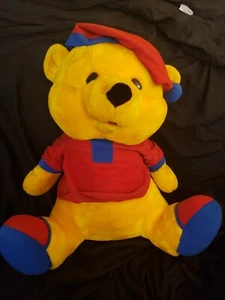 Huge Rare vintage Winnie The Pooh Bear Sleep Shirt Hat Stuffed Animal plush - Picture 1 of 8