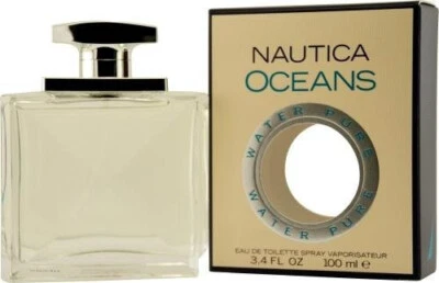 Spray para hombre Oceans Water Pure de Nautica 3,4 fl oz EDT Foto 1 de 3